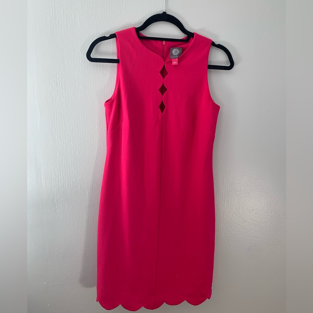 Hot pink dress